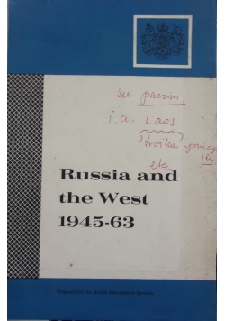 Russia and the West 1945-63