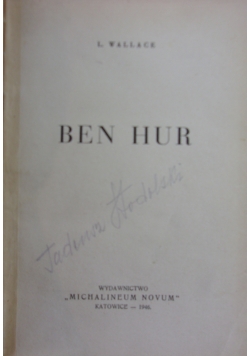 Ben Hur, 1946r.