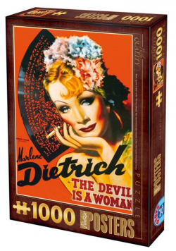 Puzzle 1000 Stare plakaty, Marlene Dietrich