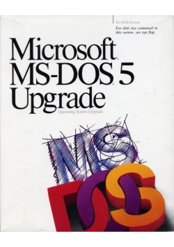 Microsoft MS-DOS5 Upgrade