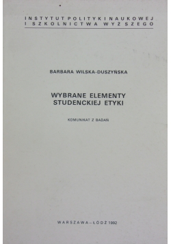 Wybrane Elementy Studenckiej Etyki