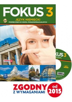 Fokus j. niem. podr PG ZP cz.3 + CD w.2016 WSiP