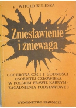 Zniesławienie i zniewaga