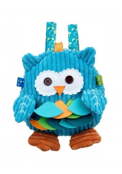 Pluszaki Luzaki - Plecak sowa blue