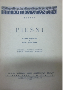 Pieśni, 1947 r.