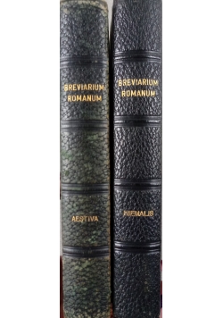 Breviarium romanum, 2 książki, 1950 r.