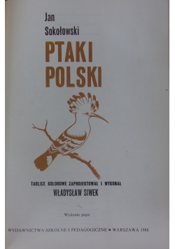 Ptaki Polski. Wydanie piąte
