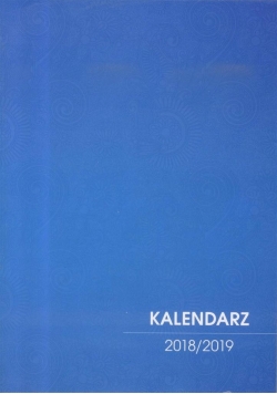 Kalendarz Nauczyciela 2018/2019 niebieski