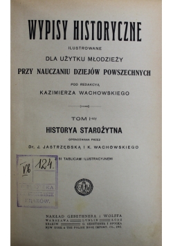 Wypisy Historyczne Tom I 1912 r.