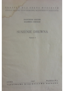 Suszenie Drewna