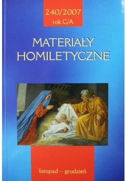Materiały homiletyczne 240/2007