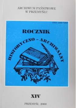 Rocznik historyczno archiwalny XIV