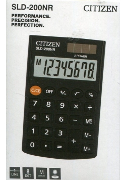 Kalkulator kieszonkowy Citizen SLD-200NR czarny