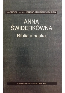 Anna Świderkówna. Biblia  a nauka