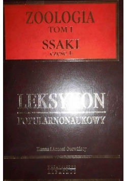 Zoologia Tom I Ssaki Część 1