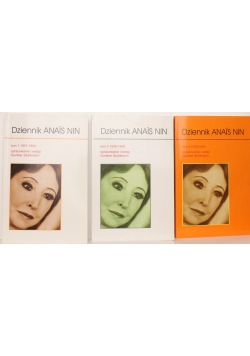 Dziennik Anais Nin tom od 1 do  3