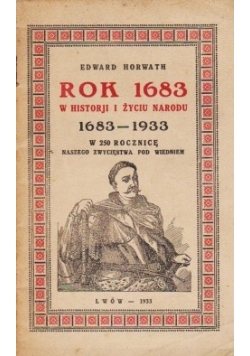 Rok 1683 w Historji i życia Narodu 1933 r.