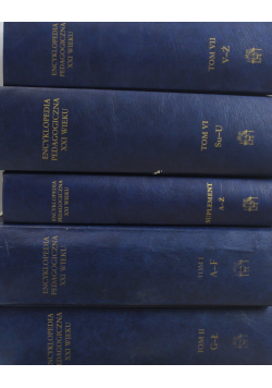 Encyklopedia pedagogiczna XXI wieku 5 tomów