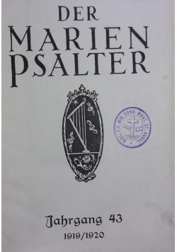 Der Marien Psalter ,1920r.