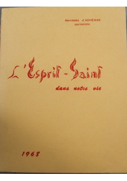 Esprit Saint dans notre vie