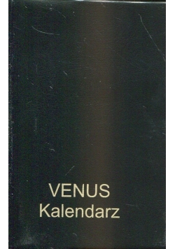 Kalendarz 2019 kieszonkowy Venus czarny