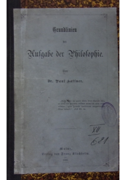 Ausgabe der philosophie,1881r.