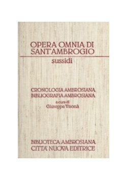 Opera omnia di Sant'ambrogio