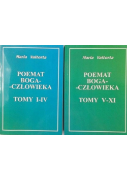 Poemat Boga człowieka Tom od I do XI 2 książki