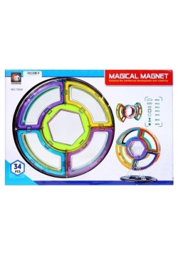 Klocki magnetyczne 34el