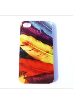 Etui na telefon iPhone 4/4S Piórka