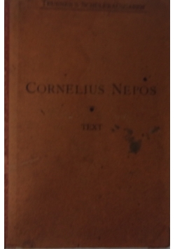 Cornelius Nepos. Text, 1897 r.