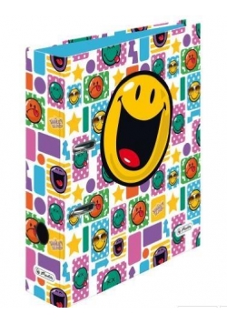 Segregator A4 8cm Smiley White max.file