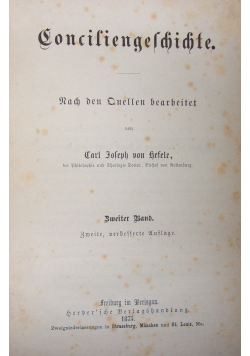 Conciliengeschichte, band 2.1875 r.