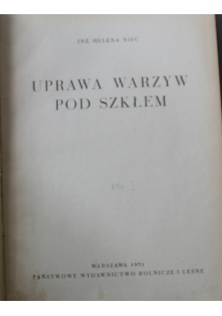 Uprawa warzyw pod szkłem