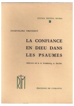 La Confiance en dieu dans les psaumes