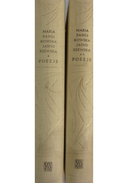 Poezje, zestaw 2 książek