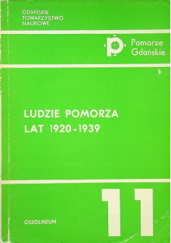 Ludzie pomorza lat 1920 do 1939
