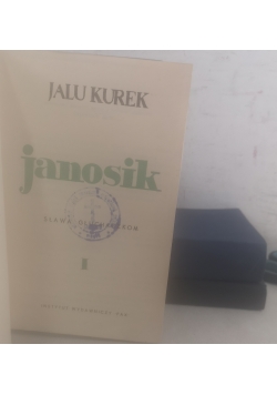 Janosik, tom I-III