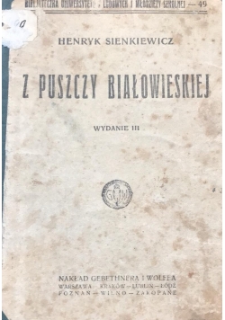 Z Puszczy Białowieskiej