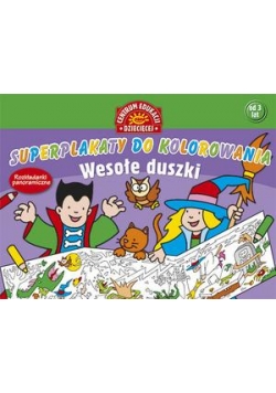 Superplakaty do kolorowania. Wesołe duszki