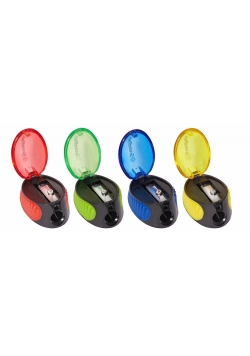 Temperówka Soft Grip z klapką mix (24szt)