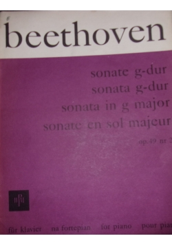 Sonata G-dur Beethoven