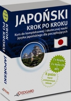 Japoński Krok po kroku + 5CD + MP3 Poziom A2-B1
