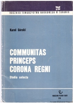 Communitas Princeps Corona Regni