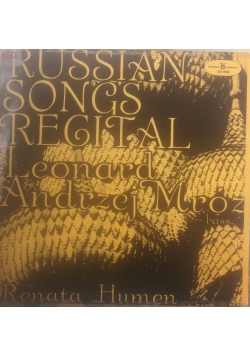 Russian songs recital, płyta winylowa