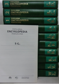 Popularna encyklopedia powszechna, zestaw 11 książek