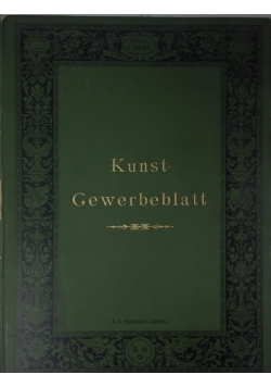 Kunstgewerbeblatt, 1895 r.