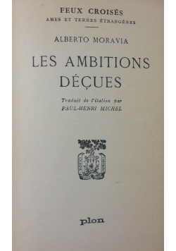 Les ambitions decues, 1937 r.