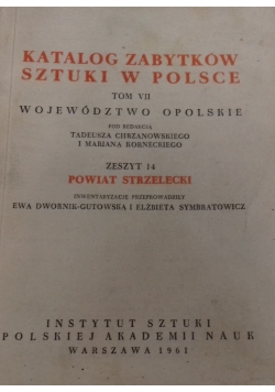 Katalog zabytków sztuki w Polsce, Tom VII