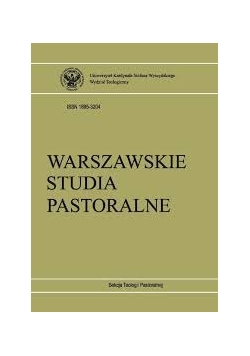 Warszawskie studia pastoralne, Rok IX, nr 3